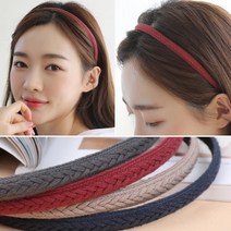 슬림 꽈배기 머리띠 얇은머리띠 예쁜 여자 여성 안아픈 명품 헤어밴드