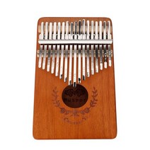 피아노 접이식 폴딩 디지털 카시오 신디 휴대용 17 키 마호가니 칼림 바 핑거 엄지 Mbira Garland Style Sanza 키보드 튜너 해머가있는 악기, Wood 색상