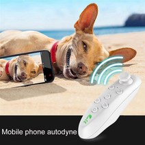 무선 블루투스 게임 패드 업데이트 VR 리모컨 안드로이드 IOS 스마트폰용 조이스틱 3D 안경 컨트롤, 01 WHITE