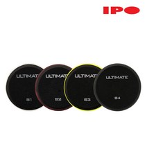 IPO 얼티메이트 DA(듀얼) 스폰지패드 S1 S2 S3 S4 5인치/6인치, 801S1(백색 - 단단한 초벌), 6인치