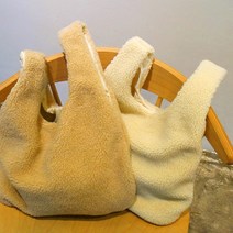 리츠제이 여성 겨울 양털 뽀글이 에코백 가방