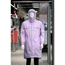 밀레 남녀 레인코트 우비 비옷 지퍼형 판초우의 라이트 립 반팔변형 MXSXE967 21, L/GREY, 1개