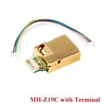 기울기 센서 건물 지증 경사계 mh-z19 mh-z19c mh-z19b mh-z19e, mh-z19c(케이블 포함)