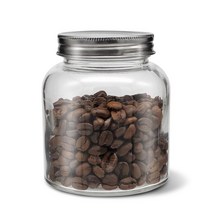 유리병 잼병 메탈글라스자 350ml, 1개