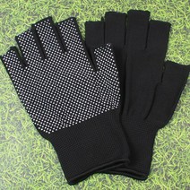 여름용 엠보 반장갑 미끄럼방지 작업장갑 남여공용천만의쇼핑, 블랙