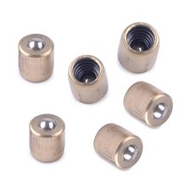 파워딜 LETAOSK-황동 0.6x0.6cm 푸시 버튼 프레스 히트 & 미스 볼 오일러 니플 엔진 모터 선반 밀 20, 한개옵션0