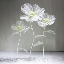 웨딩촬영소품 이자카야 자이언트 플라워 셀프 장식 배경, D