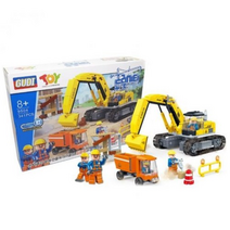 [토이앤토이] (산골소년)드림시티 불도저 블럭 호환 중장비 구디 시리즈 조립 완구