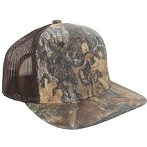Camo Chique Spa Boutique 리얼 트리 카모 트럭 운전사 모자 캡 플랫 또는 커브 빌 메시 스냅백 (RT 엣지) [미국 직배송]
