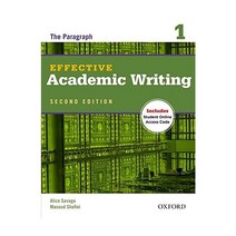 Effective Academic Writing 1 The Paragragh (with Access code), Oxford University Press