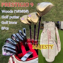 숙녀 골프 클럽 풀 세트 마루망 폐하 prestigio 9 골프 클럽 세트 흑연 골프 샤프트 l 플렉스, 여성 L 플렉스 가방 O