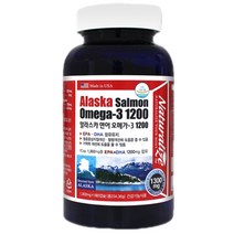 네추럴라이즈 알라스카 연어 오메가3 1200 1306mg X 180캡슐 6개월