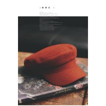 폼폼이모자 AI2022 봄 여름 패션 위크 간지나는 프렌치 클래식 베레모자 신문팔이아이 여성 헌팅캡 1747138005