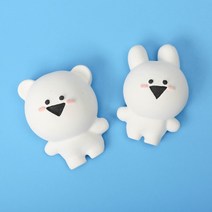 액션토끼 곰 차량용석고방향제 자동차방향제 리필오일, 블랑쉬, 토끼