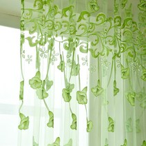 가림막파티션 공간분리 셀프 가벽 칸막이 섬세한 꽃 창 얇은 명주 그물 커튼 쉬어 드레이프 분배기 보일 거, 13 13