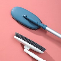 WRD528391[도매직방] 오즈리빙 길이조절 회전 바닥 청소솔 욕실 베란다 화장실 세척 솔, 바닥청소솔