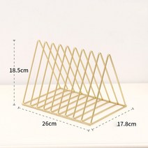 Nordic Creative Simple Modern Wrought Iron Small Bookshelf Magazine Rack Desktop Storage Table Decor, 01 금