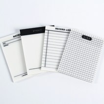 더가림 메모지 혼합 B 세트 300매, 투명