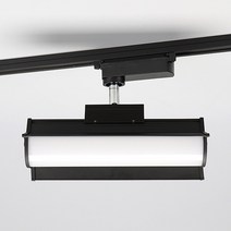 사각 LED 투광기 30W 레일등기구 블랙 화이트 스포트등 레일등, 블랙 주광색