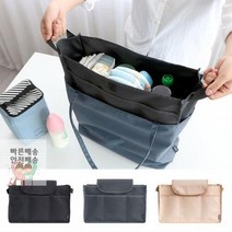 이너백 기저귀가방 유모차정리함 임신선물 코니테일 XL 백인백, 블랙
