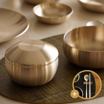 [놋담] 방짜유기 율 옥식기 1인+유기수저 1벌 증정, 상세 설명 참조, 상세 설명 참조