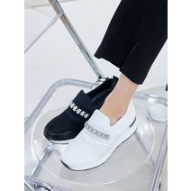 아이슈즈 여성 보석장식 가죽 슬립온 스니커즈 104120