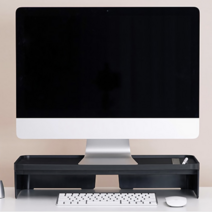 심플 아이맥받침대 아이맥스탠드 일체형컴퓨터받침대, 색상, 블랙