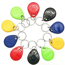 액세스제어 CUID 안드로이드 앱 MCT 수정 UID 변경 가능 NFC 1k s50 13.56MHz Keyfob 블록 0 쓰기 14443A 10 개, [03] 파란