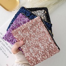 라롤 국내제작 고급 미니 스팽글 지퍼 다용도 생리대 파우치 10color