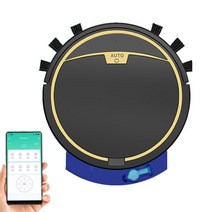 xiaomi 로봇 진공 청소기 휴대 전화 앱 원격 제어 타이밍 무선 진공 청소기 습식 및 건식 카펫 진공 청소기, 블랙 RS600