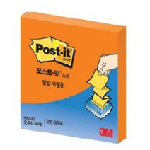 포스트잇 슈퍼스티키 팝업 리필 90매입, 오렌지, 6개