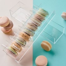 스튜디오투명 마카롱 진열대 케이스 트레이, 투명