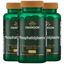 스완슨 포스파티딜세린 100mg 소프트젤, 90개입, 3개