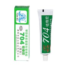 실리콘 실란트 45g 704 고온 내성 실리콘 고무 전자 절연 씰링 접착제 방수 열 전도성, 01 white color glue