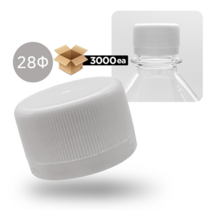 (1BOX)생수기본캡28mm(3000ea)색상6종 페트병 전용뚜껑, 블루(3000ea)