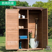 조립식 야외창고 농기구보관함 미니농막 소형 야외캐비넷 조립창고 간이창고, /, A형 브라운1000X600X1600mm