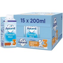 Aptamil 3단계 토들러 베이비우유 레디투유 리퀴드 1-3세 압타밀 영국분유직구 200ml 15팩, 1개