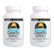 소스 내츄럴 녹차 추출물 500Mg 120정 2개 Aa10962 Top Brand 해외 현지 배송