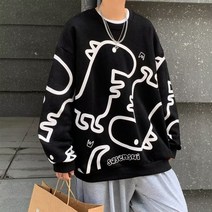 봄 가을 탑 하라주쿠 만화 검은