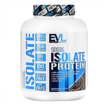 EVLution Nutrition 100% Isolate 프로틴 더블리치 초코 5 lb (2.268 kg)