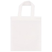(인쇄가능)부직포가방 미니(가로)24cm x (세로)27cm, 화이트