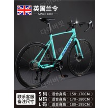 RALEIGH 입문용 경량 자전거 로드싸이클, [럭셔리 30단] 비앙키벤드핸들