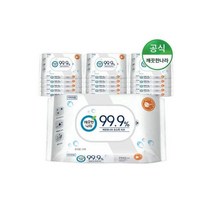 99.9%손소독티슈 휴대용10매 100팩 의약외품