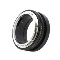 Nikon Z 마운트 카메라 Z5 Z6 Z7 등에 FD 렌즈 용 조리개 링이있는 FD-Nik/Z 어댑터 링, 한개옵션0