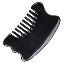 MOASO 물소뿔 괄사 빗괄사 4호 얼굴 복부 마사지 지압봉 경락마사지 도구