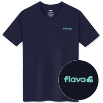 플라바 라인 로고 남녀공용 반팔 티셔츠 남자 남성 면티 빅사이즈 반팔