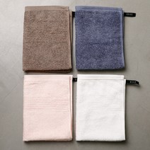 주방타올 고리 수건 핸드 타월 세트, 코마40수 엘르주방, 4장, 블루