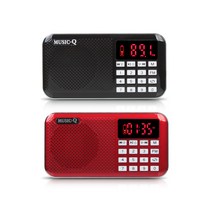 뮤직큐 BK-666 효도라디오 충전기 음원100, 블랙, BK-666 플레이어+2.0A 충전 어댑터