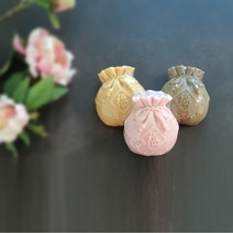 복주머니 비누 추석 명절 천연비누 선물세트 답례품, 칼라민비누(분홍), 2구+복주머니