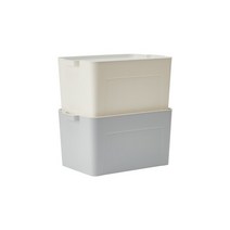 차곡차곡 쌓아쓰는 모듈 수납함 32L 2P (INP1015S02), 단일속성